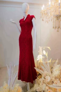 艾莉禮服-主婚媽媽禮服推薦 紅色晚宴禮服 丈母娘禮服出租 婚禮必備款